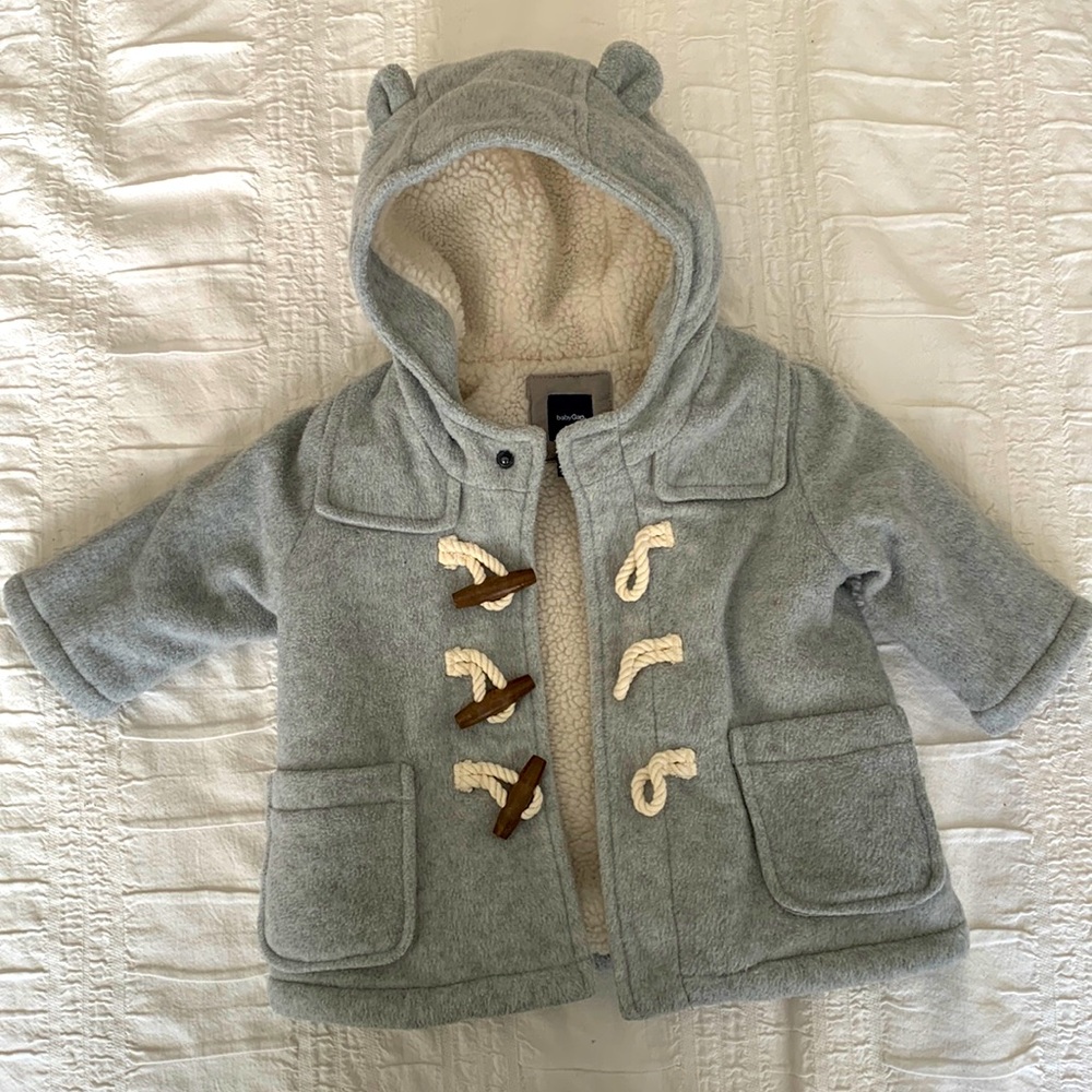 Baby Gap Gray Duffle Coat